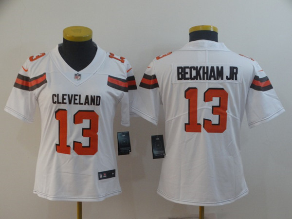 Men's Cleveland Browns ACTIVE PLAYER Custom White Vapor Untouchable Limited Stitched Football Jersey
